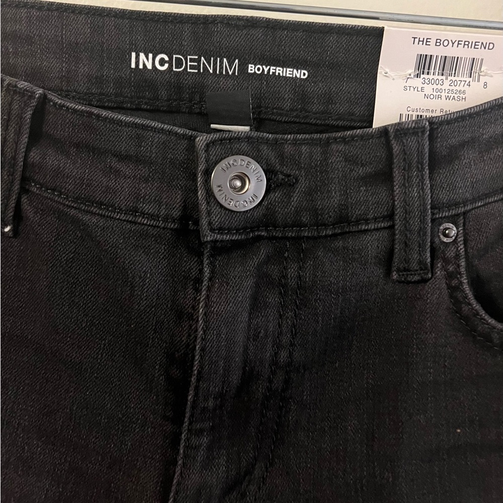 🆕 INC International Concepts Black Denim Jeans NWT - Picture 5 of 7
